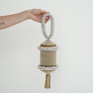 RAMLA The Pearly Glam Clutch New